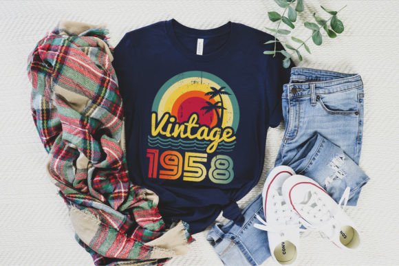 Download Vintage 1958 PNG Sublimation Design - 1958 Collection