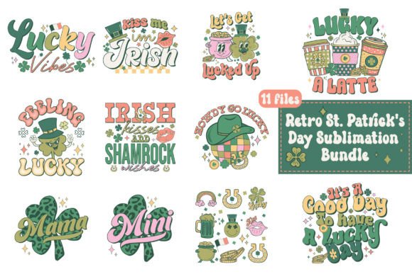 Download Retro St. Patrick's Day PNG Bundle - St. patrick Collection