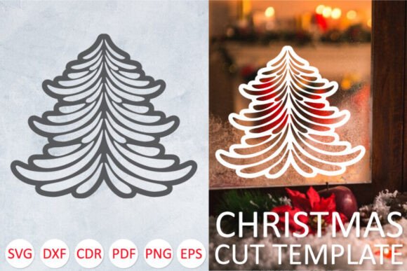 Download Christmas Tree SVG Cut File | DIY Decor - Christmas Collection