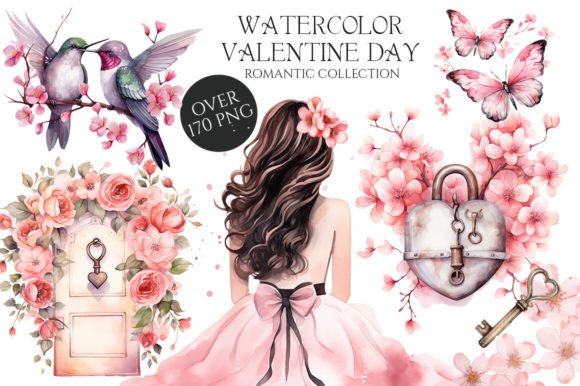 Download Watercolor Valentine Day PNG - Watercolor Collection