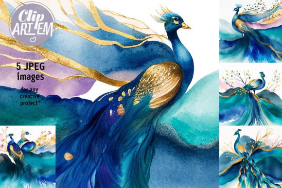 Download Peacock Wall Art Watercolor Artwork Deco - Watercolor Collection