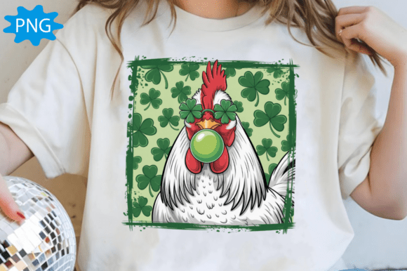 Download Retro St. Patrick's Day Chicken PNG - St. patrick Collection