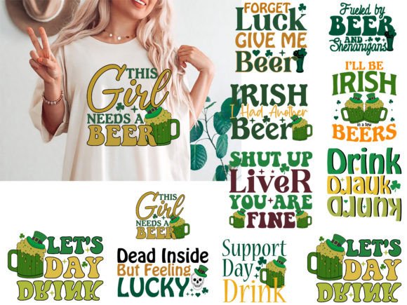 Download Lucky St. Patrick's Day T-shirt Bundle - St. patrick Collection