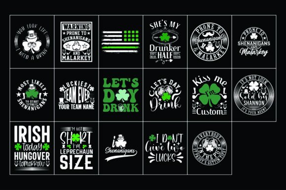 Download FUNNY ST. PATRICKS DAY TSHIRT BUNDLE - St. patrick Collection